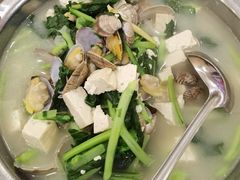 锅仔海蛎子小白菜-金丝饭庄(金丝新天地保障性住宅小区店)
