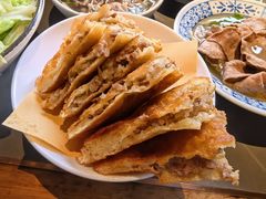 牛肉烧饼-古市香跷脚牛肉·非遗传承单位