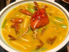 鸿章酸汤面疙瘩煮膏蟹-山里亲戚(淞虹路店)