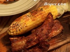 美式烟熏烧烤猪肋排配烤玉米-Cyclus Craft Kitchen薩克思手工厨房