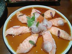 新派三文鱼-山杏yama-katsu·吉列炸物