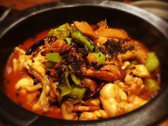 黑松茸牛肝菌焖牛蛙-云海肴·汽锅鸡·云南菜(天山百盛优客店)