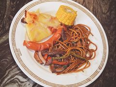【午餐】黑椒意面拼盘-香澜豪庭酒店·茉莉西餐厅·自助餐厅