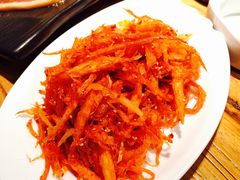 拌明太鱼丝-黑牛の店·和牛烧肉(大悦城店)