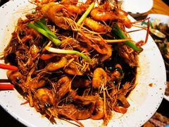 老头儿油爆沼虾-老头儿油爆虾(胜利河美食街店)