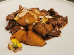 杏仁年糕牛肉-小厨娘淮扬菜(六合欢乐港店)