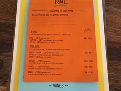 菜单-RAC BAR(安福路店)