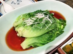 白灼罗马生菜-真地道京味府·鲜橙烤鸭·北京菜(朝外大街东大桥店)