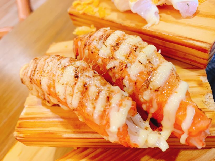 火焰蟹棒寿司