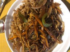炒方便面-山纺老张烧烤(长风西街店)