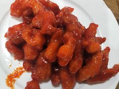 糖醋里脊-闻道食府烙饼卷带鱼(原车耳营店原大觉寺店)