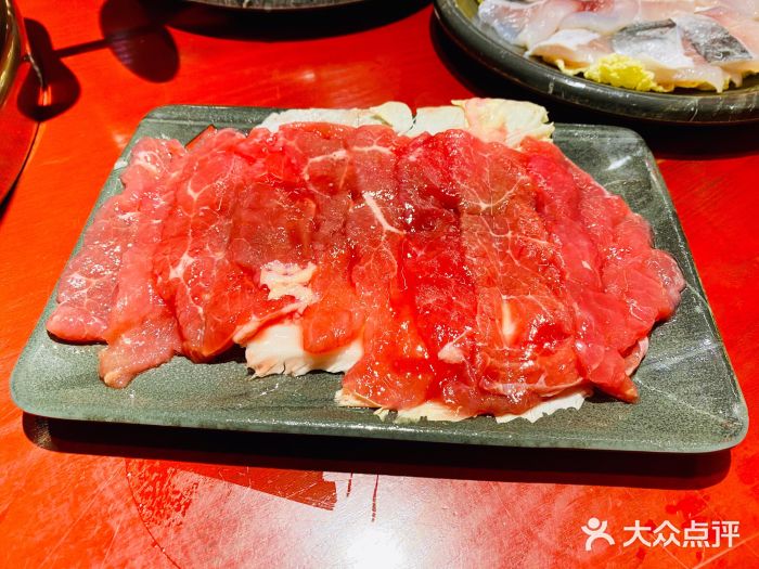 谭鸭血老火锅(通州店)原味嫩牛肉图片