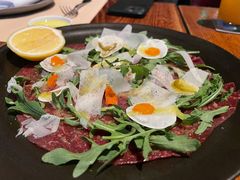 生切牛肉薄片配白蘑菇-Mercato莫卡多露台餐厅与酒吧(K11店)