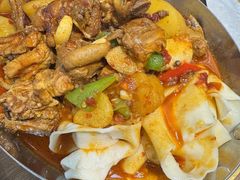 大盘鸡自带皮带面-贯贯吉·清真餐厅(浙江中路店)