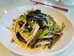 茭白炒现划鳝丝-玫瑰厅上海菜(兴国路店)