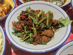 爆炒雪花牛腱肉-荆九爷爆炒桥头三嫩(浙大店)