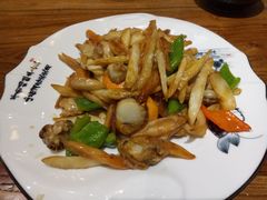 -东来菜馆•手抓海鲜家常菜•海鲜锅贴(鸽子窝店)