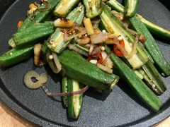 炒秋葵-小大董·烤鸭(王府井apm店)