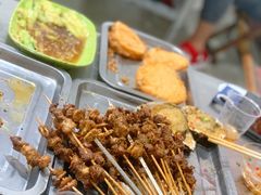 炸羊肉串-陈记生蚝烧烤炒菜火锅