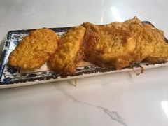 鸡蛋炸馒头片-大槐树烤肉馆