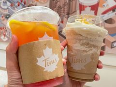 柠檬蜜桃乌龙茶-Tims天好咖啡(河西万象城店)
