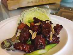黑金雪花牛肉粒-上海和平饭店龙凤厅 Dragon Phoenix