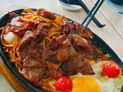 铁板牛肉炒面-王家沙点心店(万航渡路店)