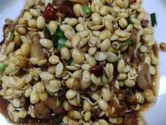 豆芽子炒粉条-老济南·地道济南菜(大明湖店)