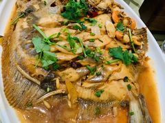 多宝鱼炖扇贝肉-将相和·海鲜蒸饺大连菜