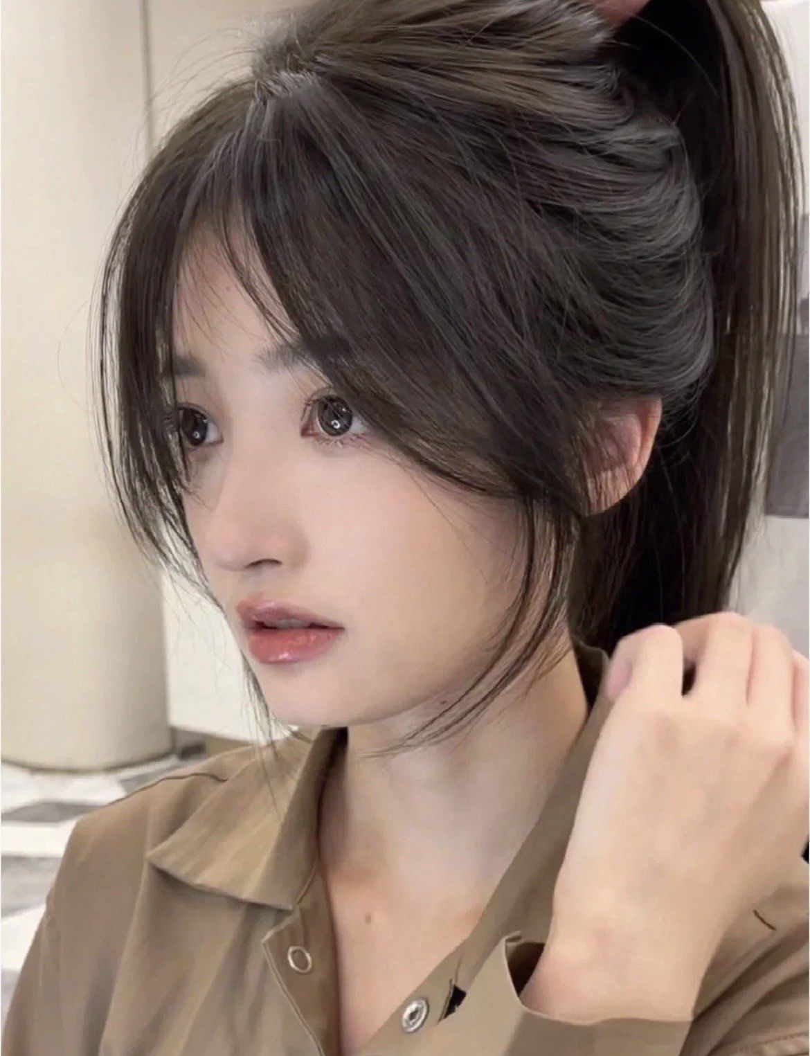 八字刘海 法式刘海