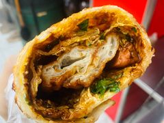 蛋饼➕油条➕多加个蛋-金杨老摊头蛋饼(金口路店)