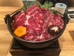雪花牛肉寿喜锅-隐泉之语日式料理(王府中环店)