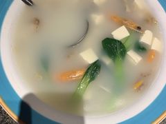 三鲜豆腐汤-渔民船说·北塘海鲜·天津菜·海肠捞饭(北塘古镇店)