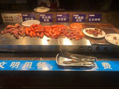 自助取餐区-韩京炭火烤肉自助料理(柯桥万达店)