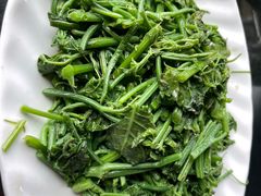 炒洋瓜尖-乡村小榭饭店