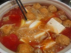 酸汤豆米小锅-黔府豆米火锅野菜馆(南马店)