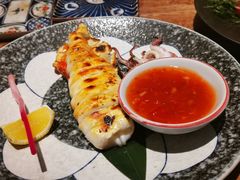 枪鱿鱼素烤-山海烧肉(铁像寺路店)