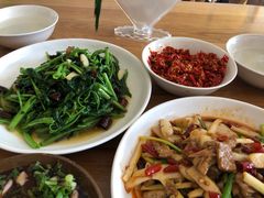 炝炒空心菜-梁平烂肥肠(梁平时光店)