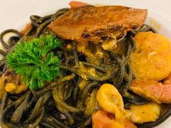 软壳蟹墨鱼汁面-红房子西菜馆(淮海中路店)