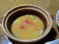 番茄丝瓜炒面筋-沈记菜馆(酒仙桥路店)
