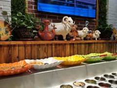 自助调料区-草原塞蛮羊火锅城(港湾店)