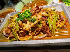 爆炒牛肉-绿茶餐厅(南方商城店)