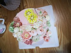 韩式花朵蛋糕-Dark Horse·黑马蛋糕·低脂·低糖淡奶(金匙望湖大厦店)