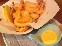 脆炸鱿鱼及虎虾-杭州西子湖四季酒店-WL BISTRO西湖餐厅(灵隐路店)