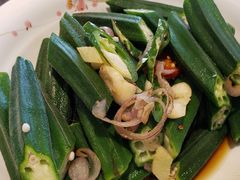 葱油淋秋葵-虾饺妹·酒家(海珠广场店)