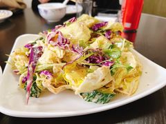 蔬菜沙拉-玫瑰红烤羊排(北新桥三条店)