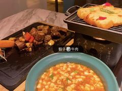 田园澳洲骰子牛肉-蜜桃花开·中西融合菜E&W(南长街店)