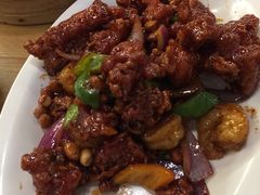 椒香虾仁爆鸡球-陈傻子餐厅(世纪都会店)