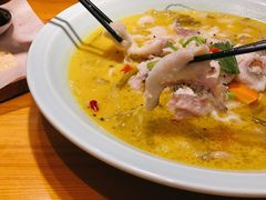 经典酸菜鱼-丁记盐蘸牛肉·新杭菜(河东路店)