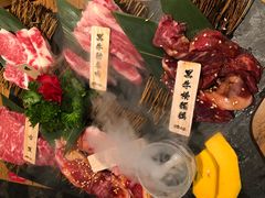 牛肉拼盘-黑牛の店·和牛烧肉(合生汇店)